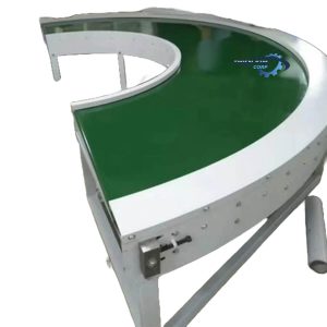 Băng tải PVC cong