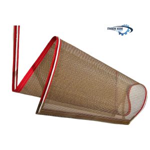 Băng tải Teflon lưới sấy chịu nhiệt, may gân chịu nhiệt chống sàng cho băng tải