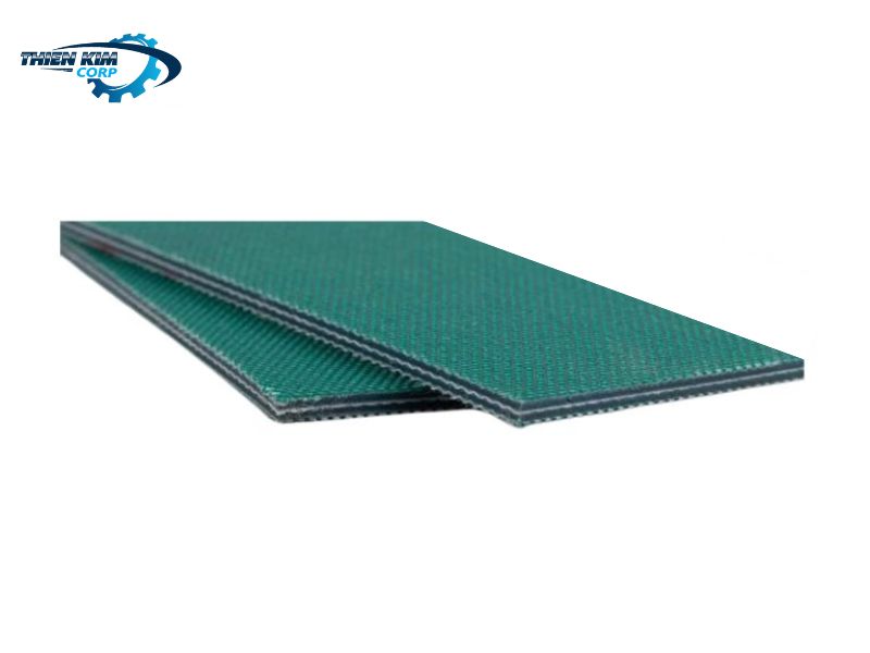 Sản Phẩm Băng Tải PVC Xanh Bố 3mm